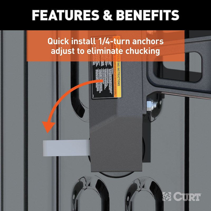 CURT 16093 A25 25K Fifth Wheel Hitch for GM Puck System