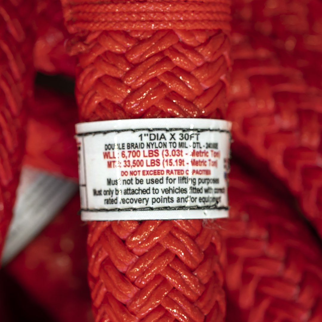 Factor 55 00559 Extreme Duty Kinetic Rope, 1 in. x 30 ft.