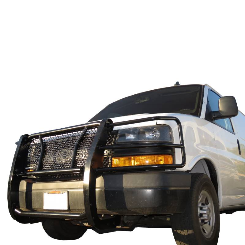 Black Horse Offroad Rugged Series Steel Grille Guard RU-GV02MA-B - image 5