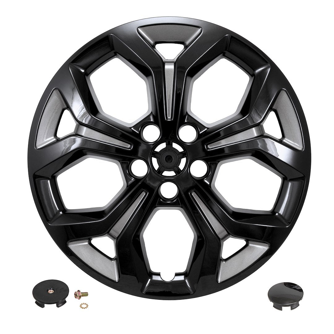 Coast To Coast IMP528CB Silver/Charcoal Chrome Wheel Skins - image 1