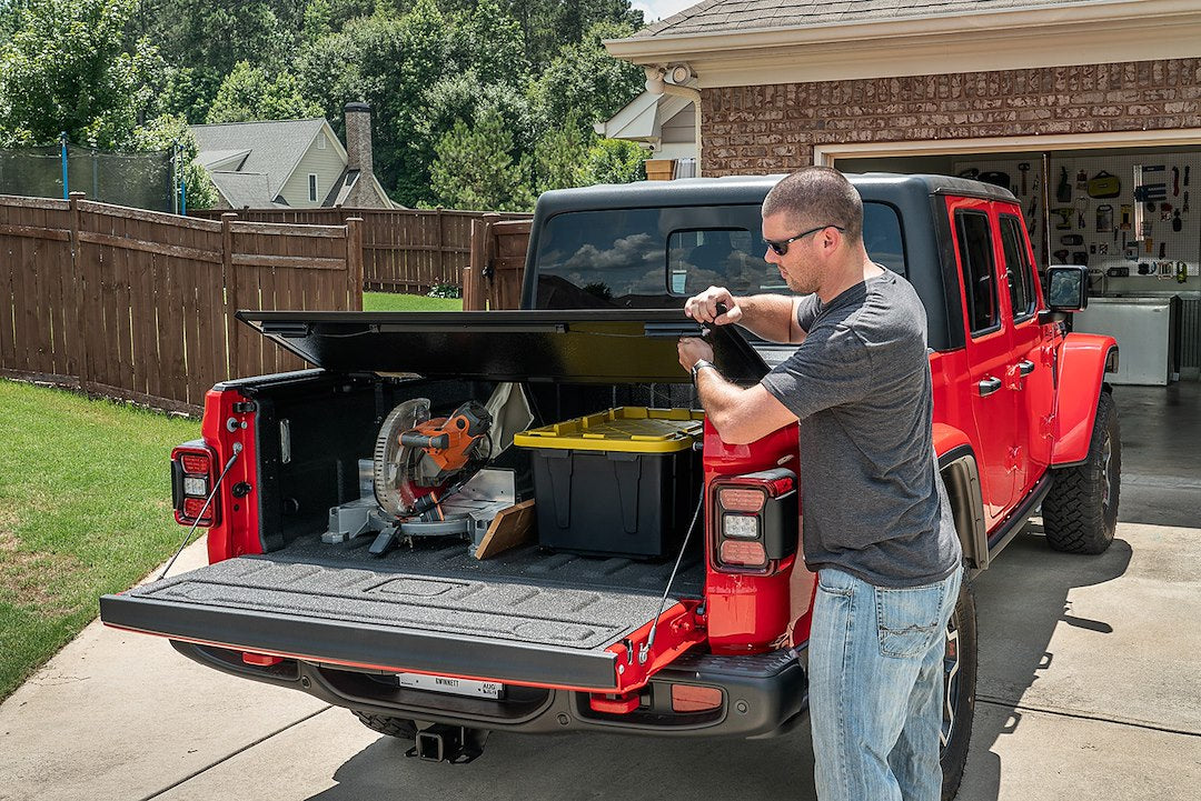 Rugged Ridge 13550.24 ARMIS Aluminum Hard Folding Tonneau Cover