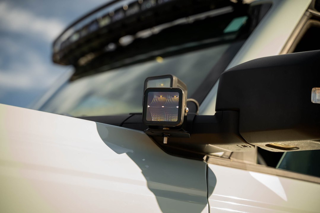 DV8 Offroad LBBR-08 Bronco Dual A-Pillar Light Bracket