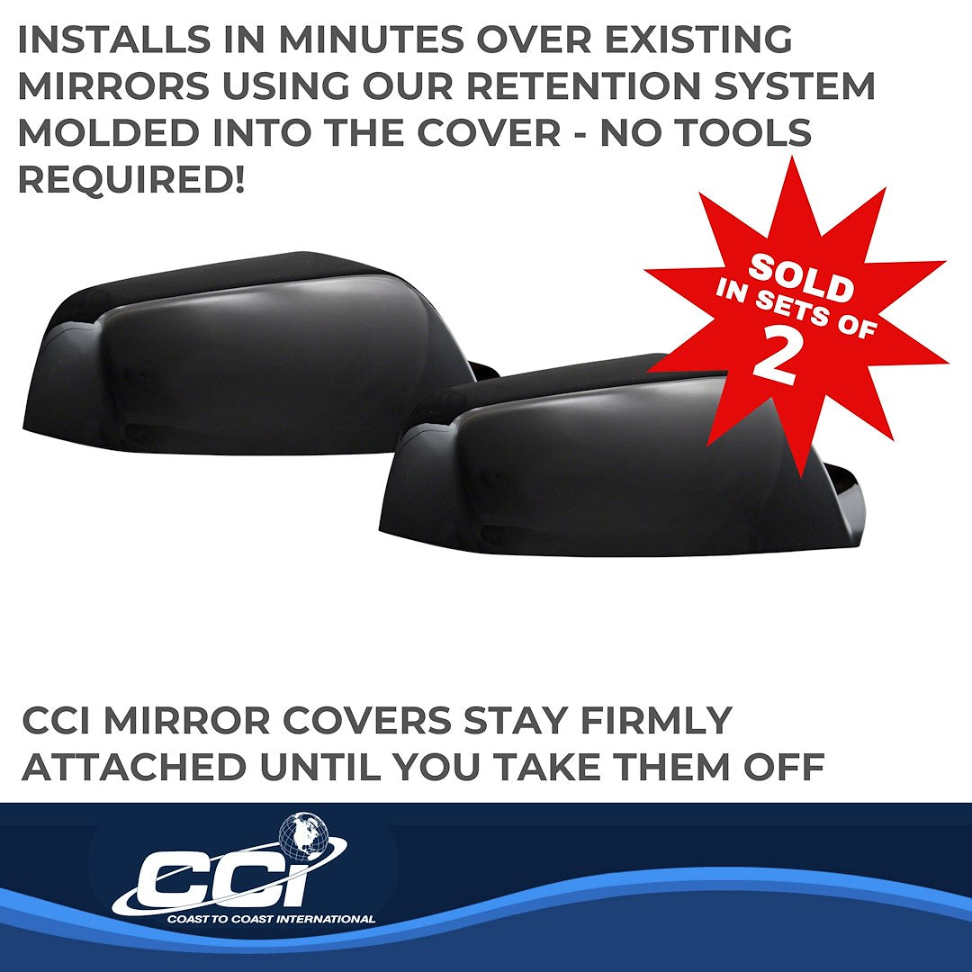 Coast To Coast MC67467RBK Equinox Black Replacement Mirror Tops - image 3