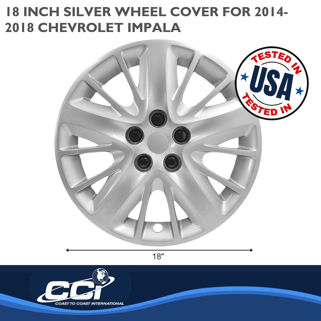Coast To Coast 47218S Impala 18-Inch Silver Covers - image 2