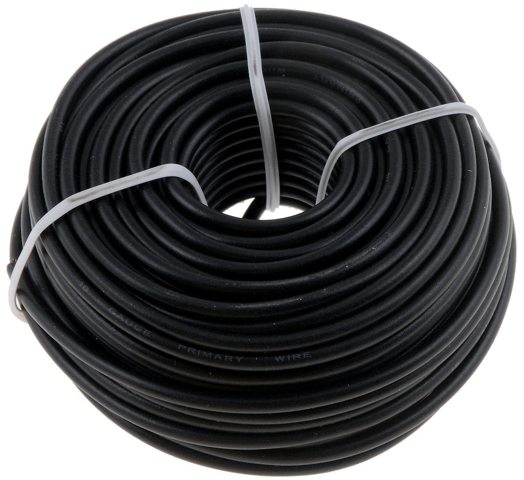 Dorman 85734 Conduct-Tite Black Primary Wire, 18 Gauge, 40 Feet - image 1
