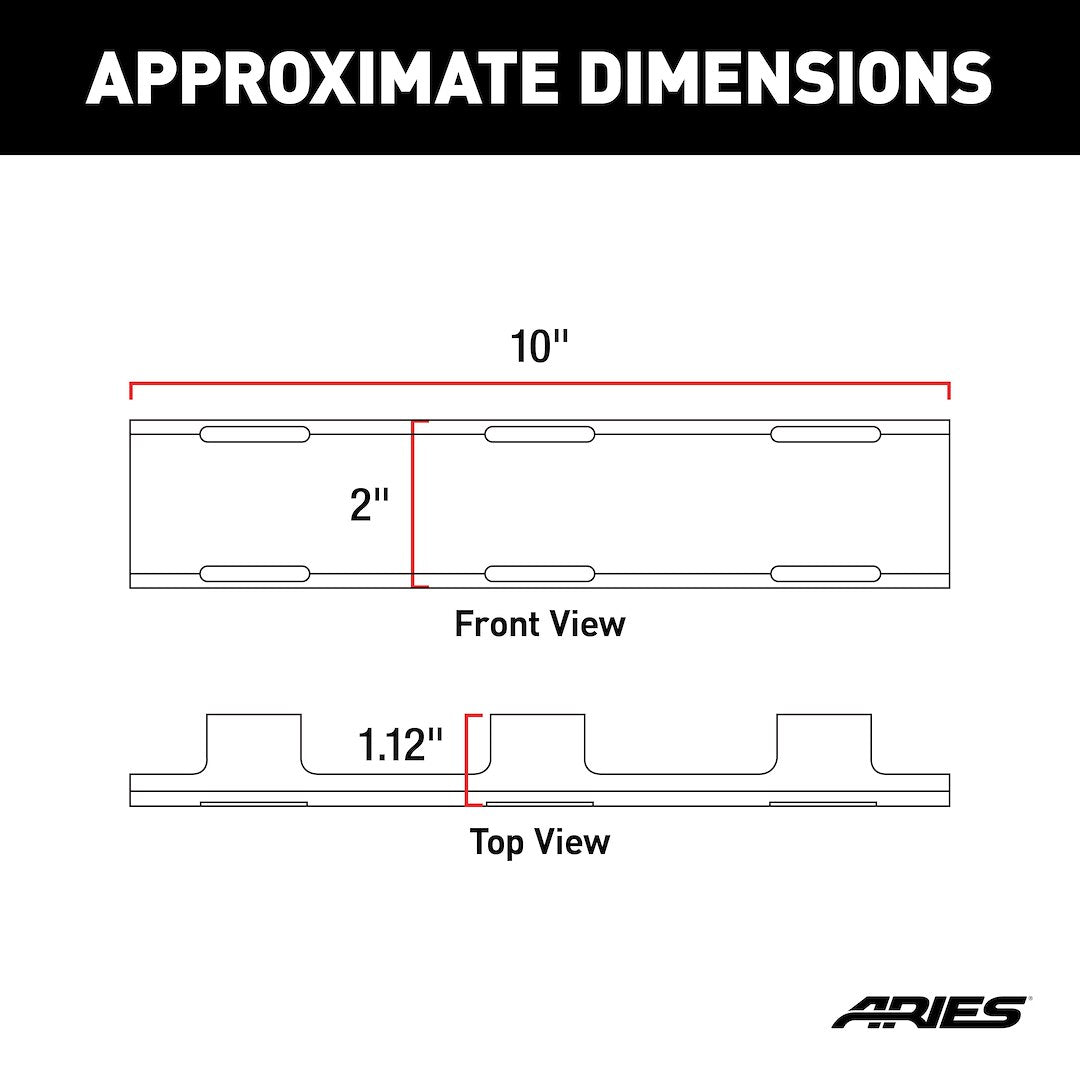 Aries 1501261 Light Bar Cover - image 2