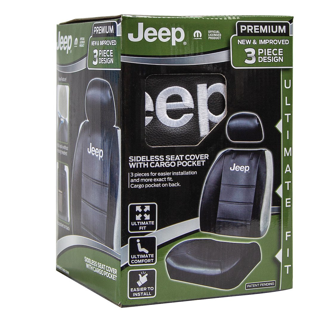 Plasticolor 008597R01 Jeep Leather Seat Cover