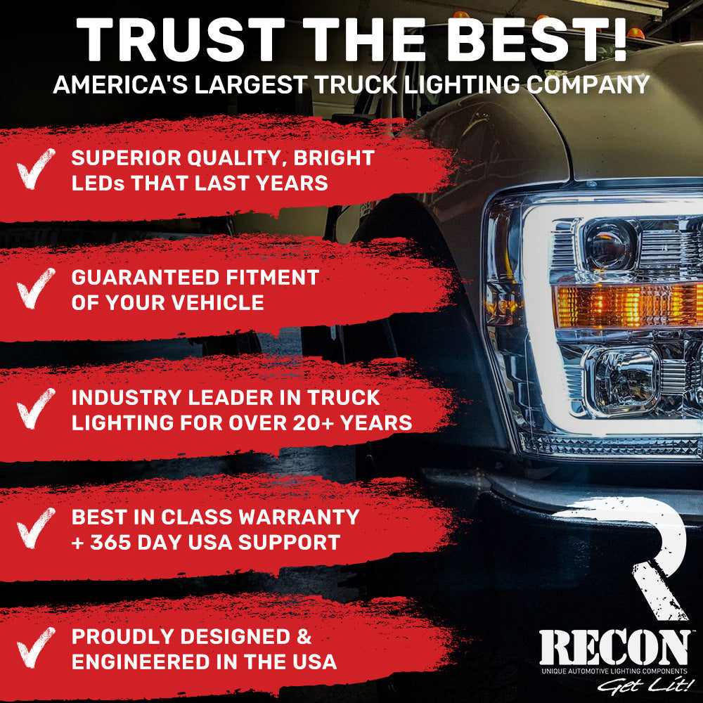 Recon 264399BK LED Tail Light for Ford Super Duty