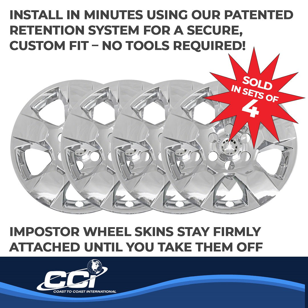 Coast To Coast IMP435X Chrome Ram 1500 Impostor Wheel Skins - image 4