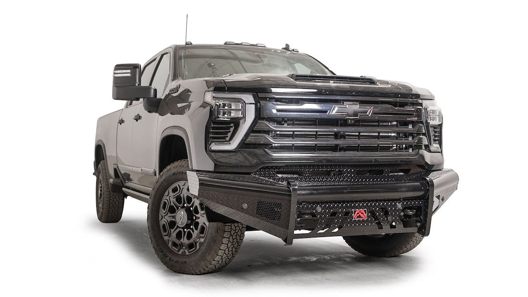 Fab Fours CH24-S6161-1 Black Steel One-Piece Front Bumper