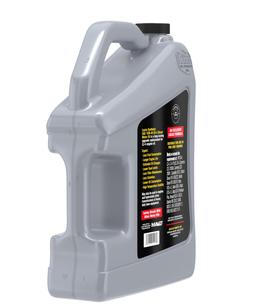 Lucas Oil 11247 SAE 15W-40 CK-4 Synthetic Truck Oil