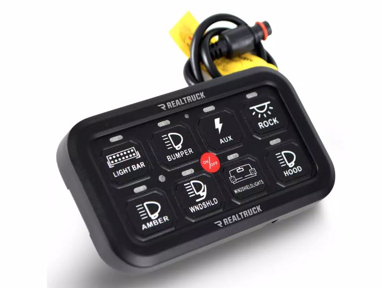 Go Rhino 758CHSCRBT Bluetooth 8-Channel Switch Controller