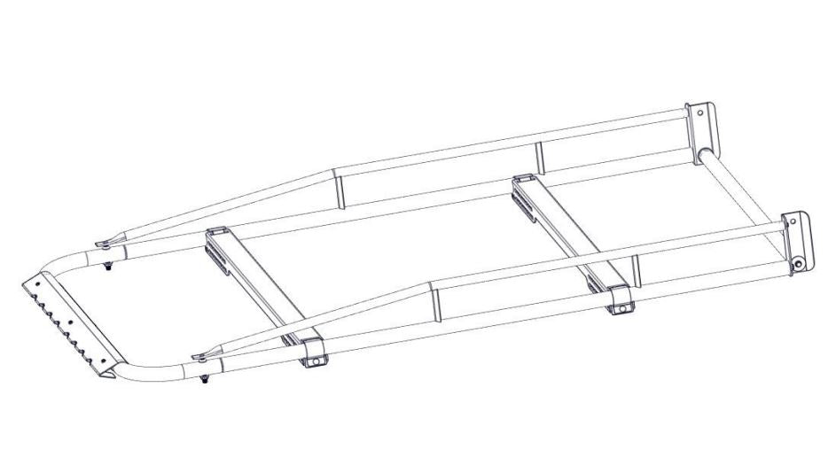 Holman 8008A Pro III Aluminum 500-Pound Ladder Rack