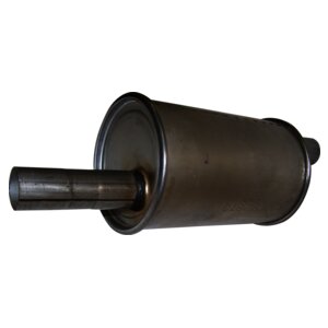 Crown Automotive 641878 Round Steel Offset Exhaust Muffler - image 3