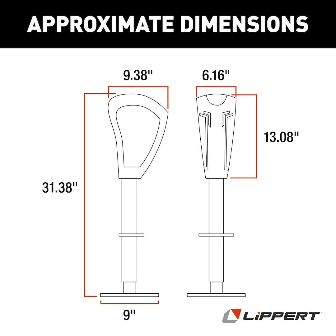 Lippert Components 643589 Trailer Tongue Jack - image 4