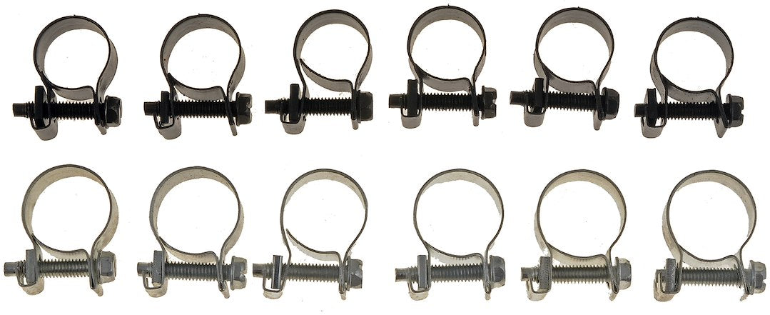 Dorman 55172 Fuel Injection Hose Clamps, Set of 12 - image 1