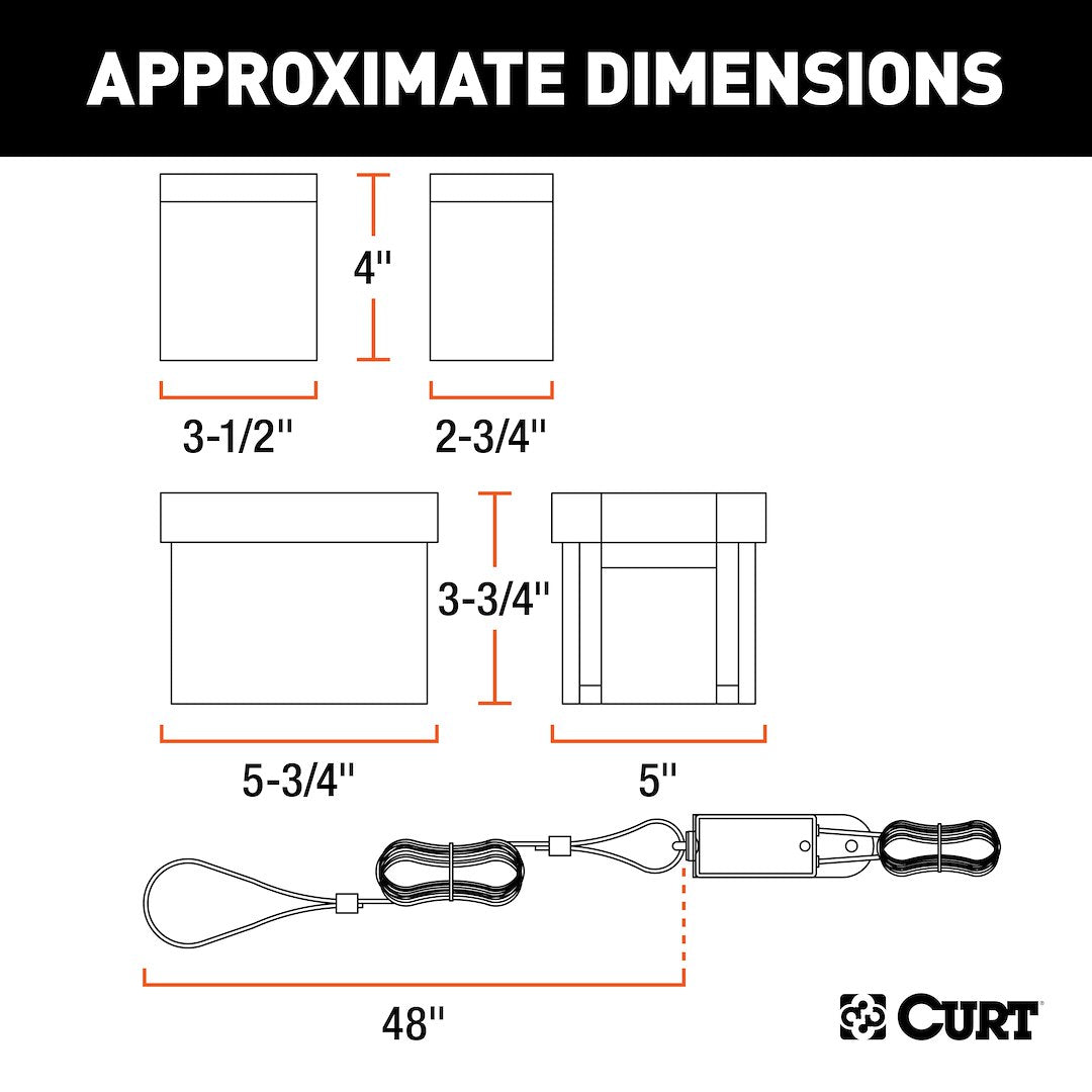 Curt 52042 Trailer Breakaway System Kit - image 2