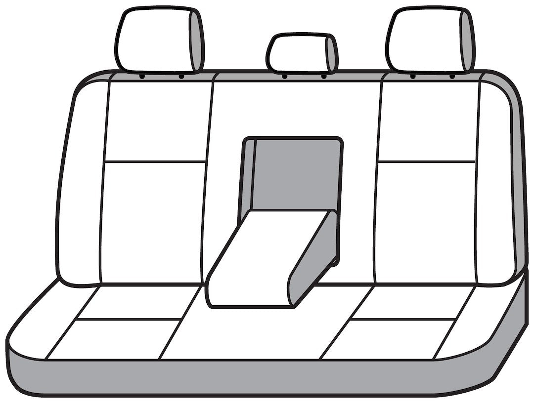 Covercraft SS7563PCCH SeatSaver Charcoal Maverick Rear Cover - image 2