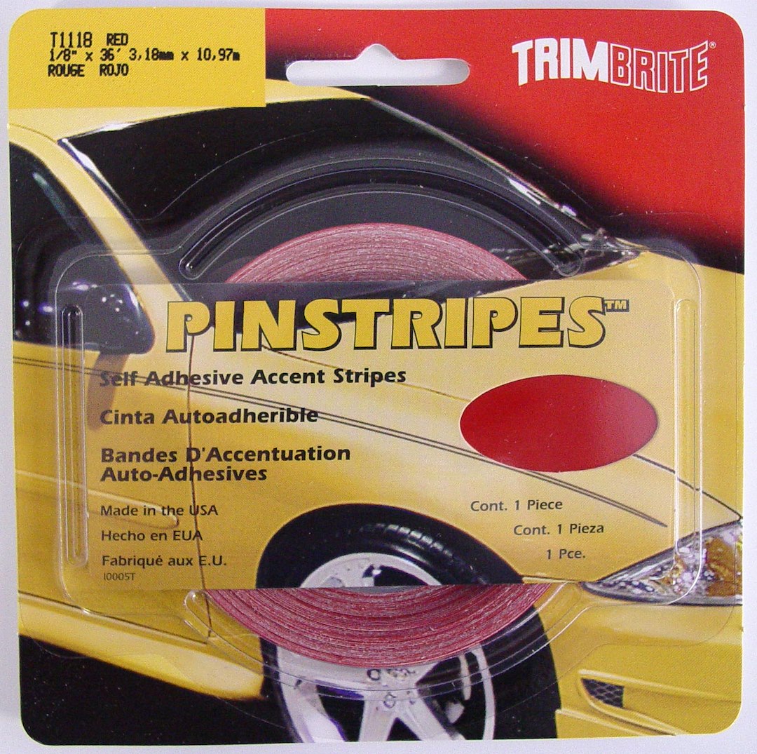 Trimbrite T1118 Red Pinstripe Tape