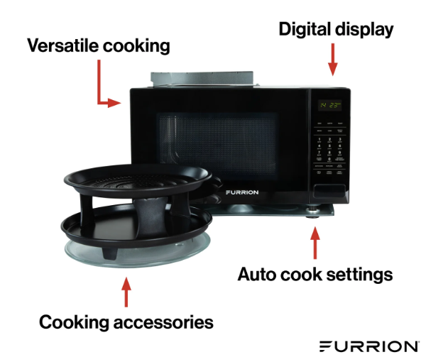 Furrion Llc Fmam09ac-Bl Microwave Oven - image 3