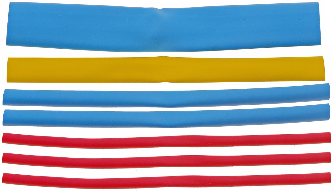 Dorman 85686 Colored Heat Shrink Tubing Assortment, 6 Pieces - image 1