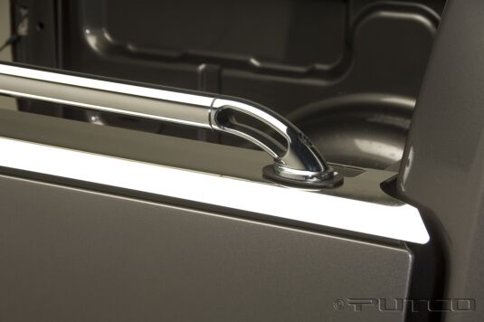 Putco 89867 Silver Polished Round Tube Bed Side Rail