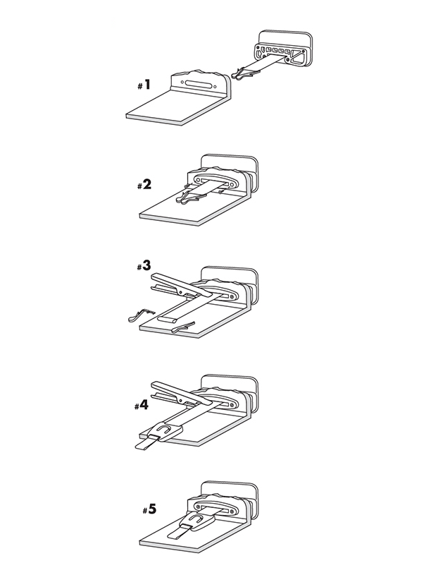 IMMI Boatbuckle Tie Down Strap Holder (F14202) – Material: Plastic