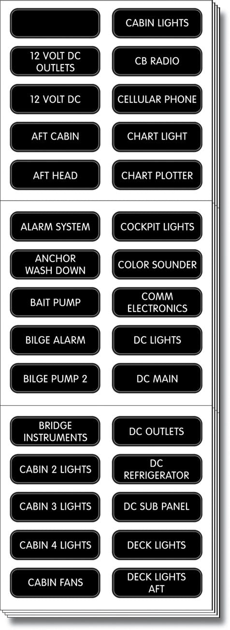 Blue Sea 8039-Bss Multi Purpose Label