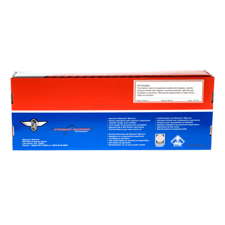 Stewart Warner 838448 Gauge Fuel Level/ Oil Pressure/ Speedometer/ Voltmeter/ Water Temperature - image 2