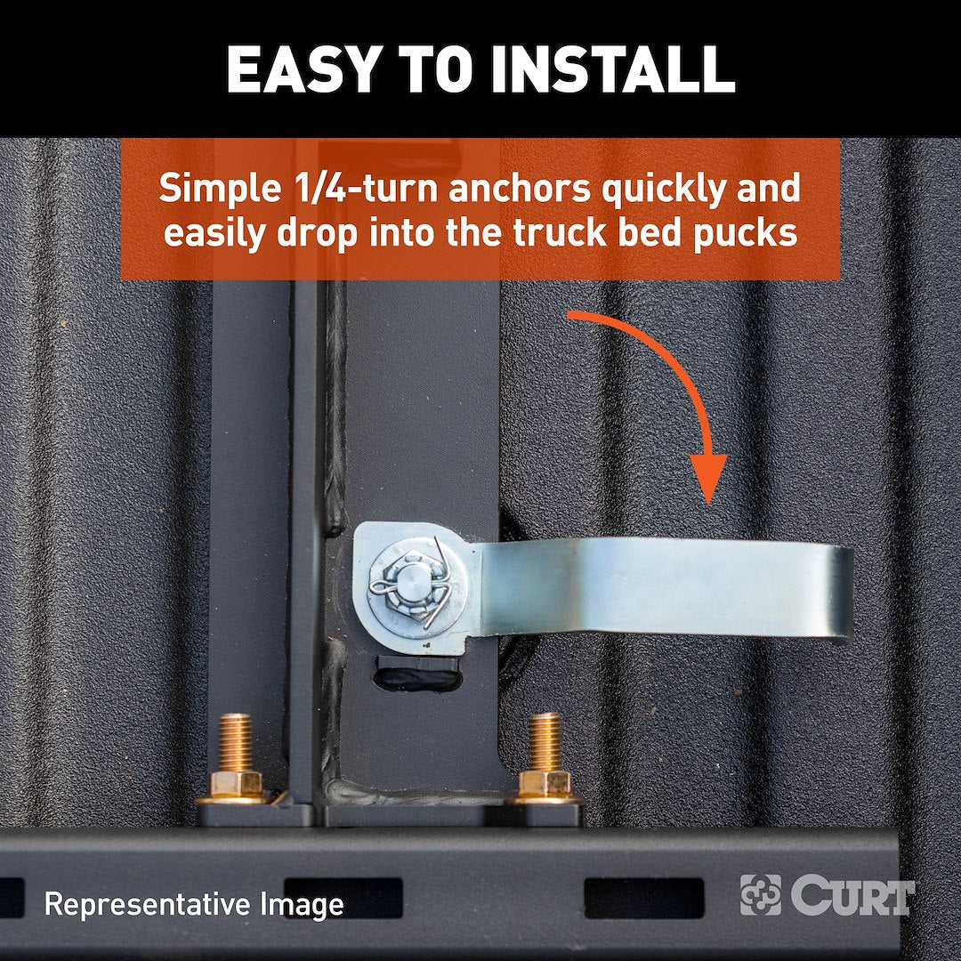Curt 16042 Fifth Wheel Trailer Hitch Rail Adapter - image 6