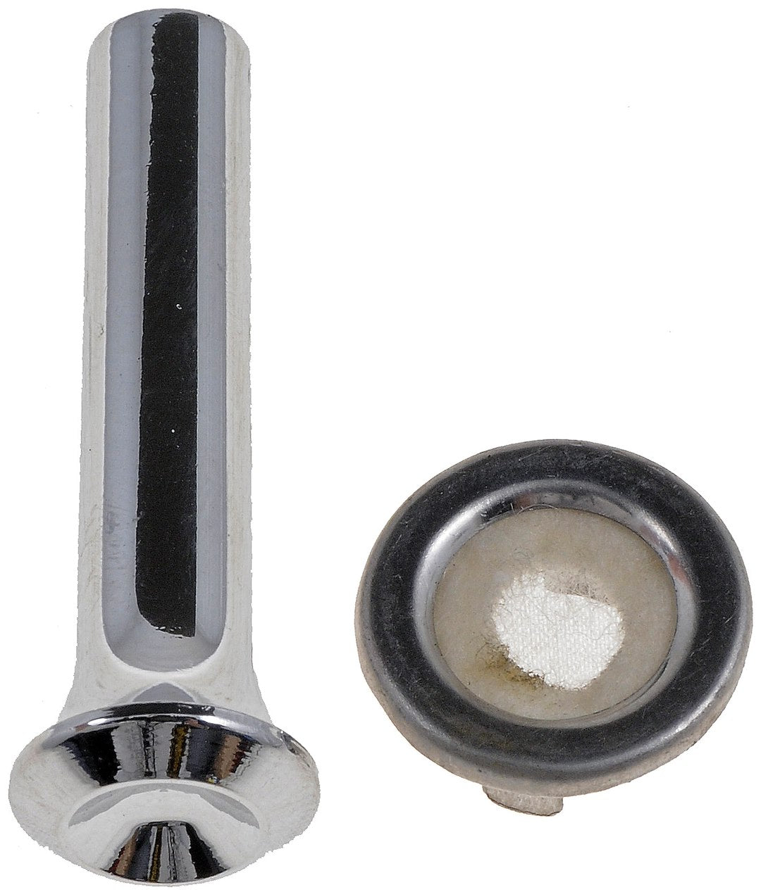 Dorman HELP! 75402 Chrome-Plated Piston Door Lock Knob - image 2