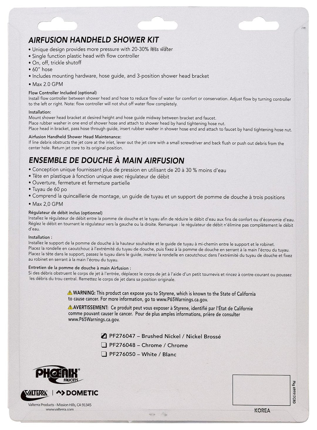 Phoenix Products Pf276047 Shower Head - image 3
