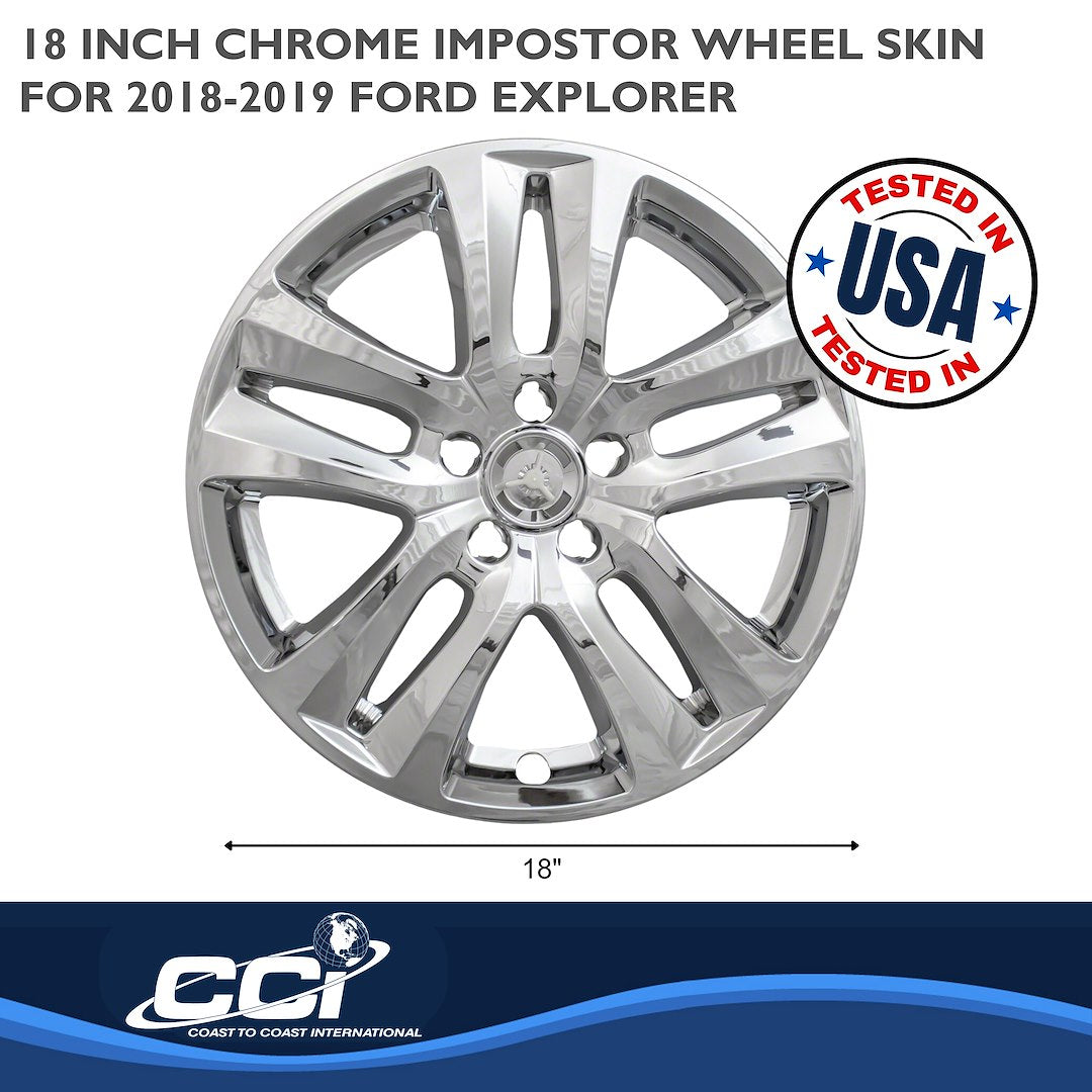 Coast To Coast IMP441X Chrome Explorer Impostor Wheel Skins - image 3