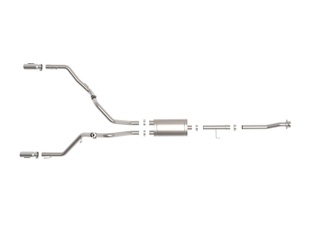Advanced FLOW Engineering Vulcan Cat-Back System Single Dual Exhaust System Kit 49-33127-P - image 4