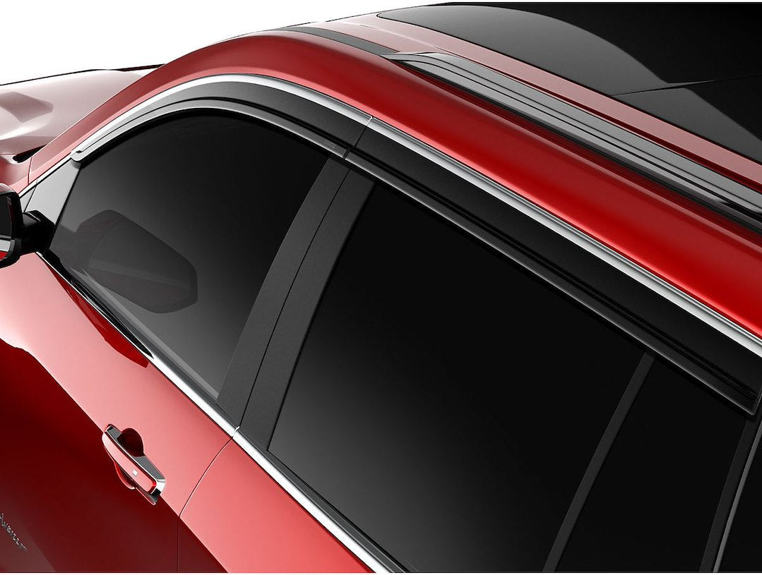 Husky 2884066 Low Profile Ventvisor Chrome-Trim Set, 4-Piece