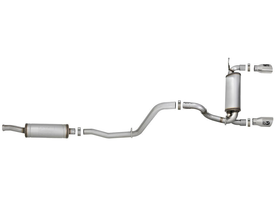 Advanced FLOW Engineering Rebel Cat-Back System Single Dual Exhaust System Kit 49-48066-P - image 4