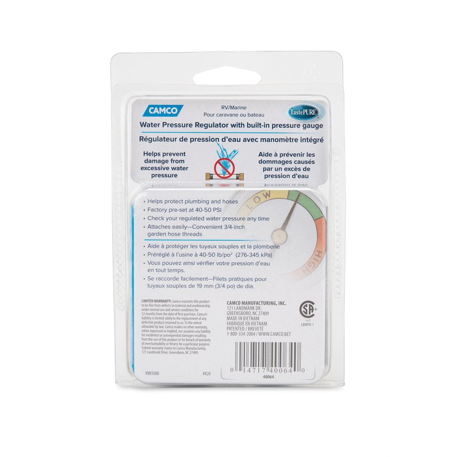 Camco 40064 Fresh Water Pressure Regulator - image 14