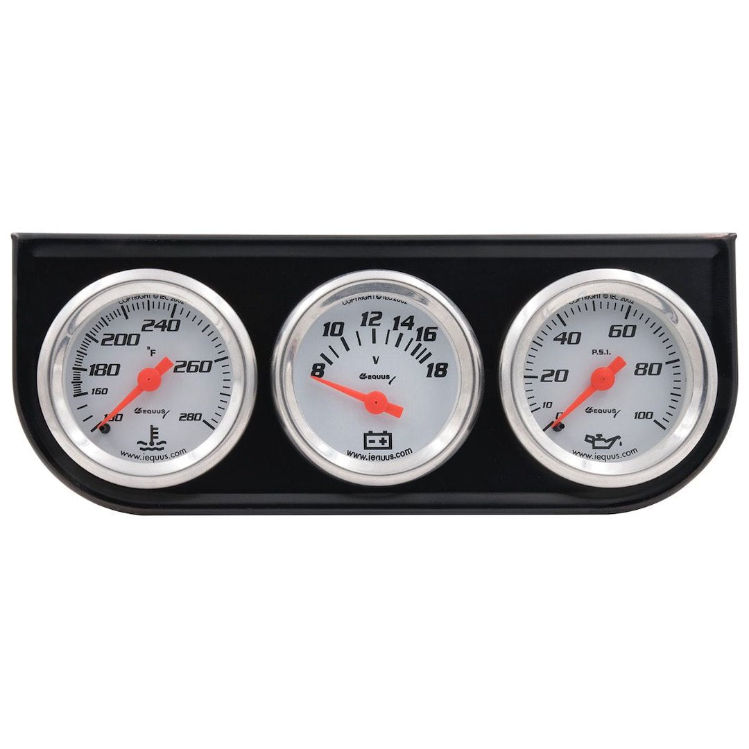 Equus E5100 Oil Pressure, Voltage and Water Temperature Gauges