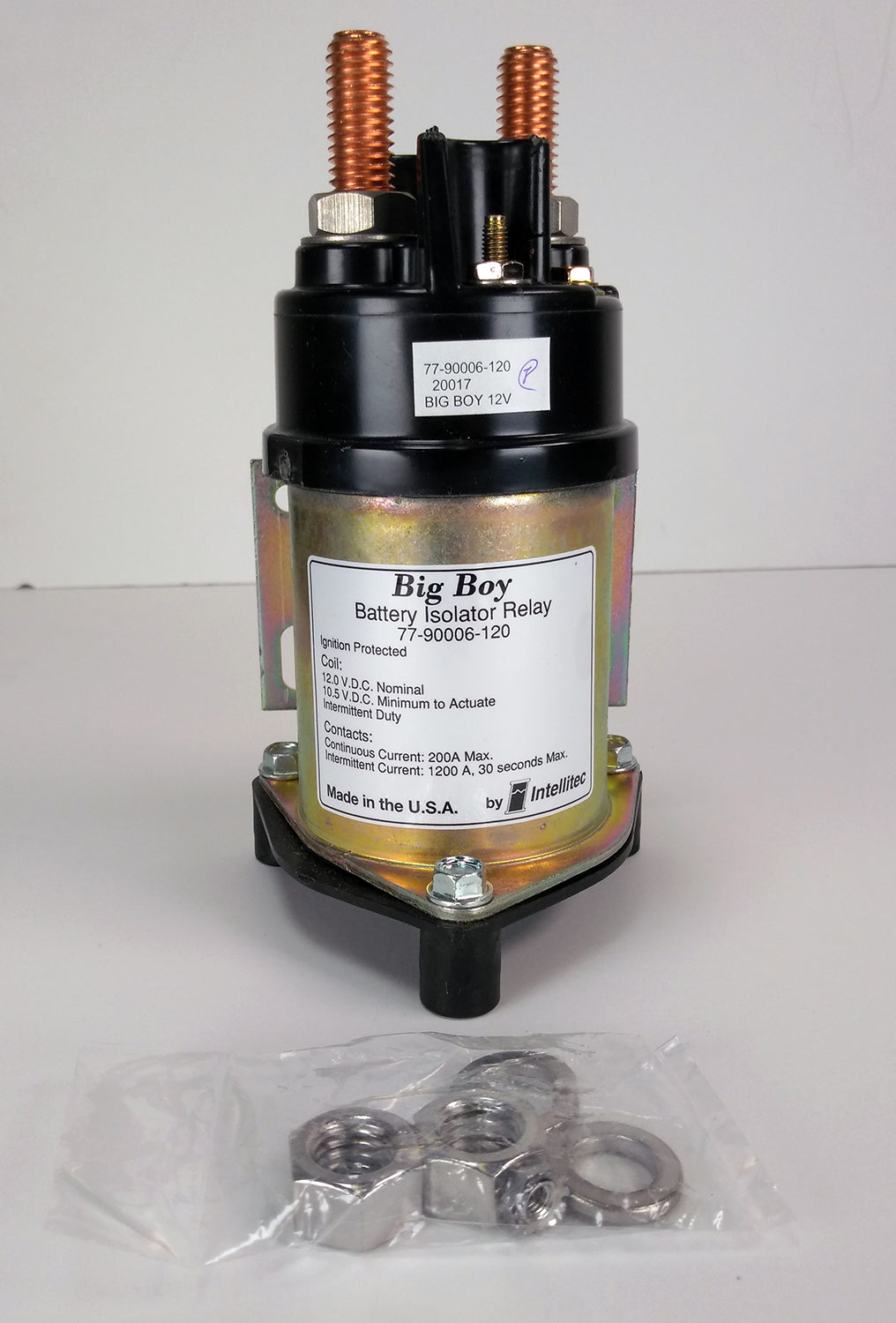 Intellitec 77-90006-120 Battery Isolator Solenoid - image 1