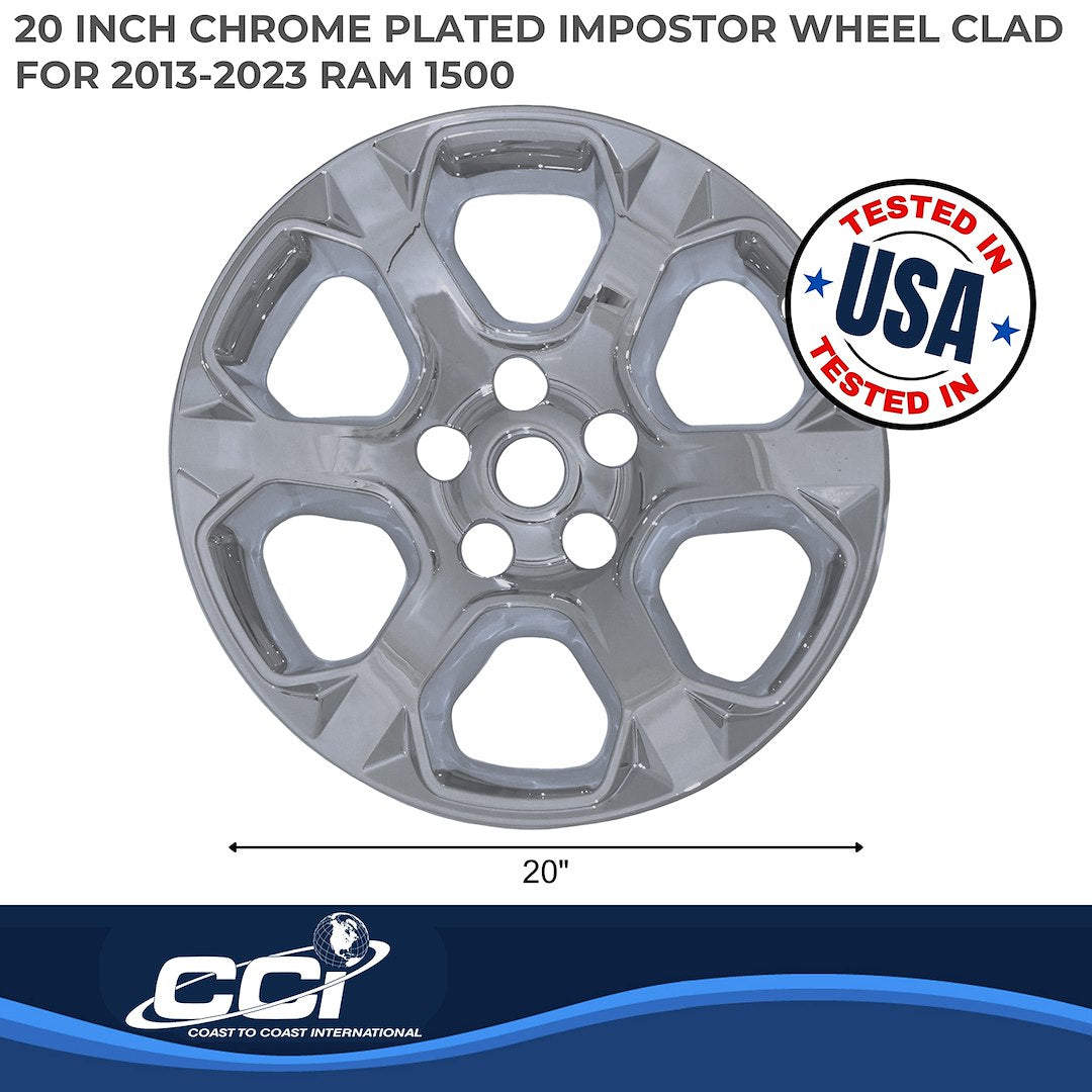 Coast To Coast IMP803X 20-Inch Chrome Ram Wheel Skin - image 3