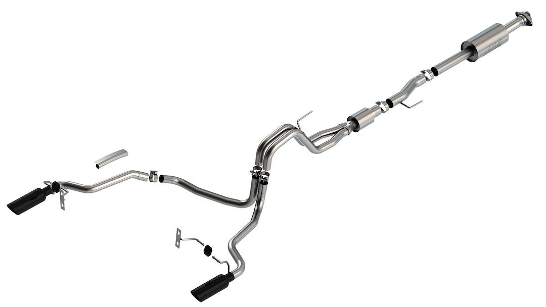 Borla S-Type Cat Back System Single Dual Exhaust System Kit 140866BC - image 1