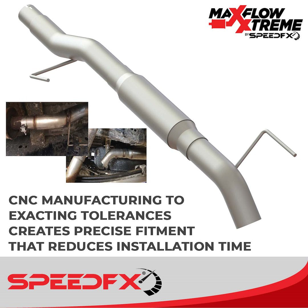 SpeedFX 50300 MaxFlow Xtreme F-150 Axle-Dump Cat-Back