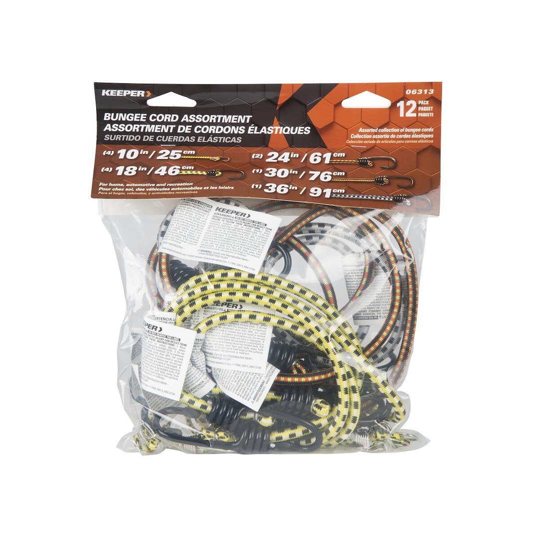 HAMPTON PROD Keeper Corporation Bungee Cord (06313) – Material: Rubber