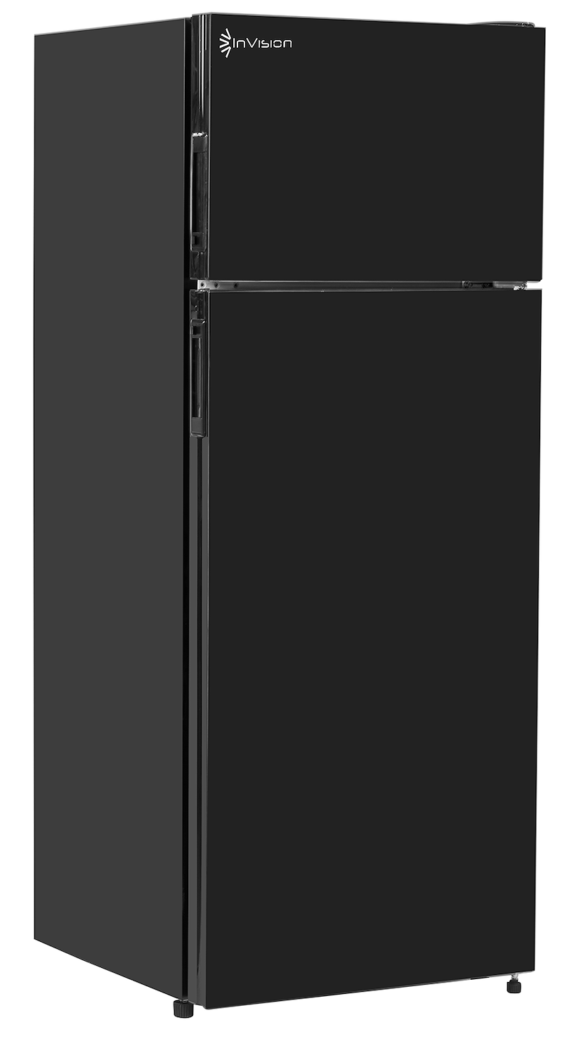 Invision 12V RV Fridge 7.7 Cu Ft – Black 180-2712