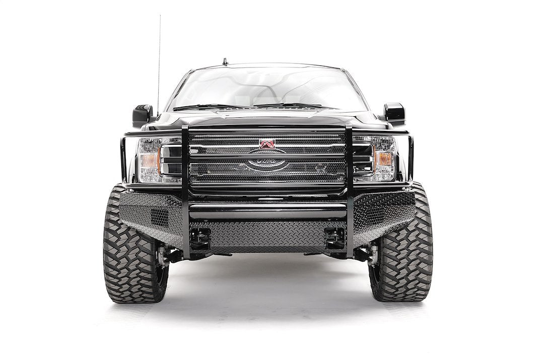 Fab Fours FF18-K4560-1 Black Steel Bumper for F-150