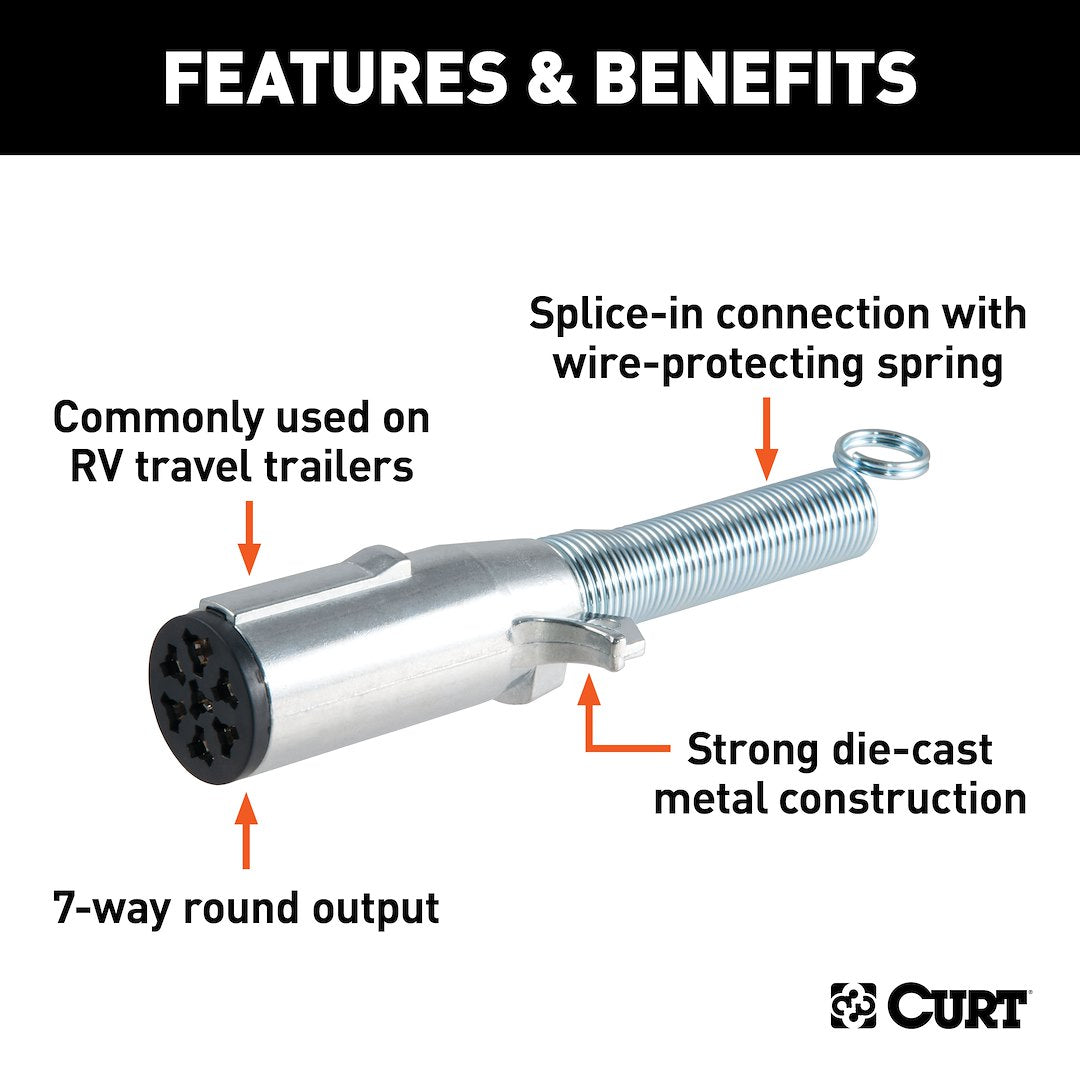 Curt 58181 Trailer Wiring Connector - image 3
