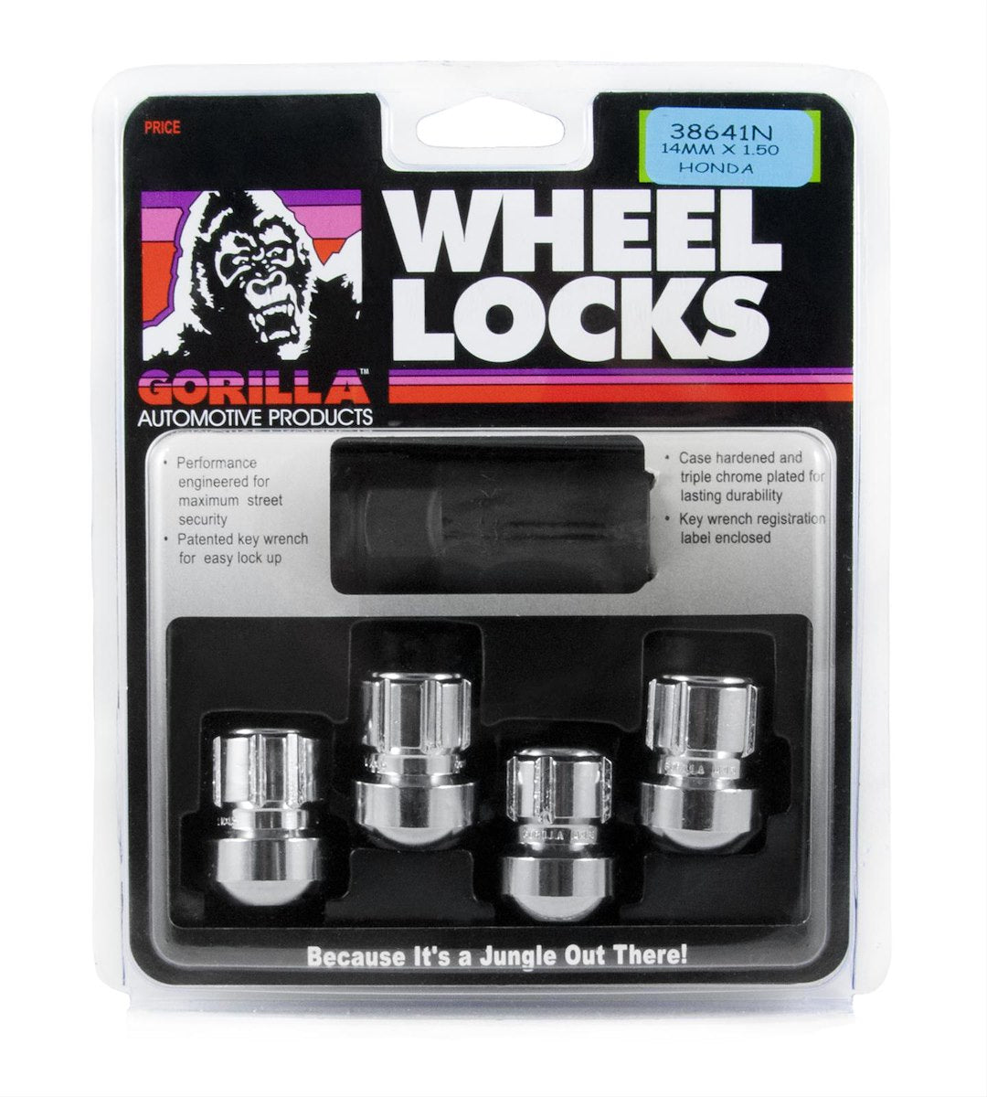 Gorilla 38641N Wheel Lock, 14 mm x 1.50