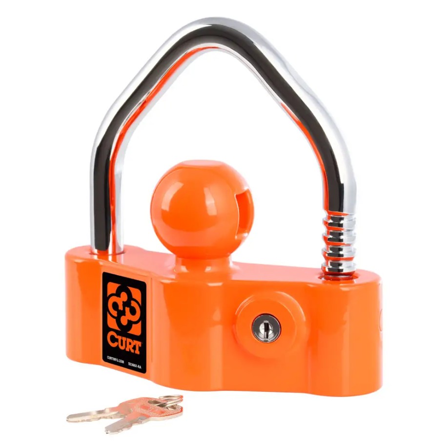 CURT 23091 Heavy-Duty Trailer Coupler Lock - image 1