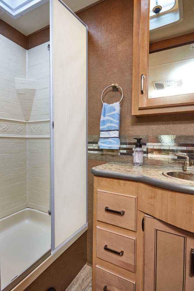 AP Products 015-3301 Retractable Shower Door - 36 in x 64 in