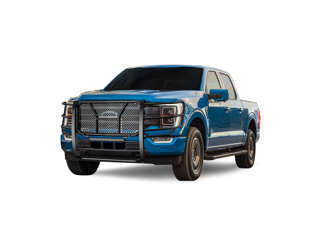 Black Horse Offroad Rugged Series Steel Grille Guard RU-FOF116-B-K2 - image 2